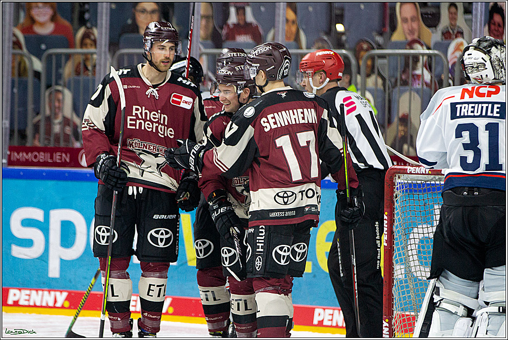 PENNY DEL;  Koelner Haie - Nuernberger Ice Tigers; Koeln, 25.03.2021